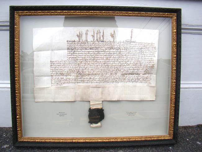 A RARE Property transfer document from the reign of King Henry VII (1485-1509) of England dated July 4, 1502